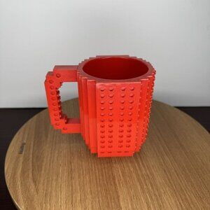 Building Block Inspired Red Coffee Mug‎